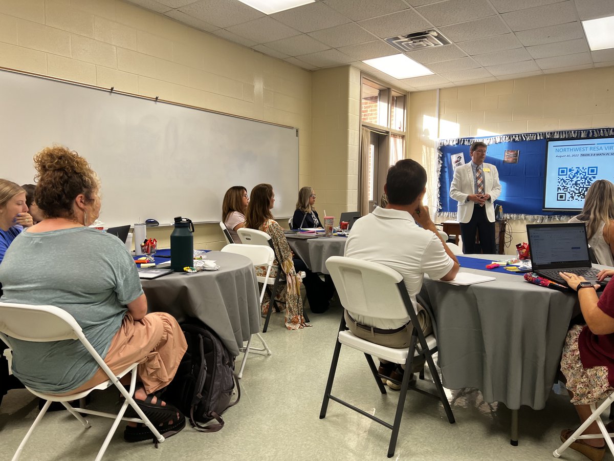 TrionCitySchool's tweet photo. Thank you to Northwest RESA Terry Haney for presenting about inquiry based learning in preparation for math roll out for 2023-2024. #TCS #MATHREADY https://t.co/V4oMWlO0V2