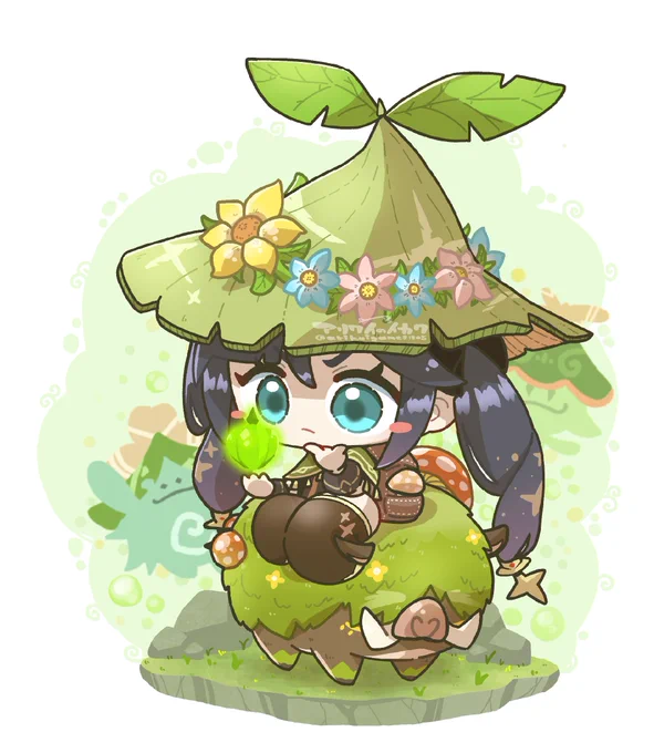 「これ食べられるんでしょうか…」#原神 #GenshinImpact  #モナ #Mona #モナ生誕祭2022 