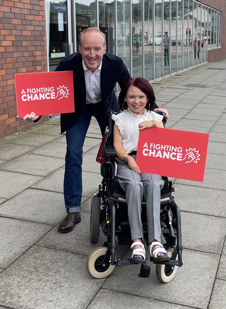 GlasgowPam's tweet photo. Great to meet people in Dundee today with @michaeljmarra to discuss the #FightingChances bill.
It’s clear we need to take action and the passion and support for the bill to do that has been incredible. https://t.co/eDSui7dN5c