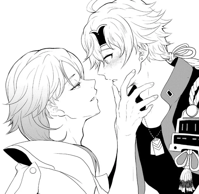 そういえばサークルカットにトマ人描いたよ☺️またトマ人描きたいな…
私が描いたら振り回される🍡とメス兄さん🧋になるけど😇 