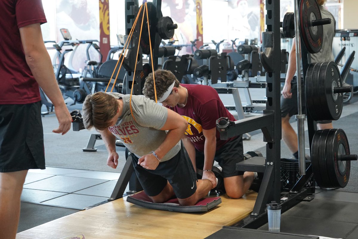 NSUWOLVES_BS's tweet photo. The boys were getting after it in the weight room this morning!

#WIN #GoWolves🐺 https://t.co/EYV7kXbYxZ