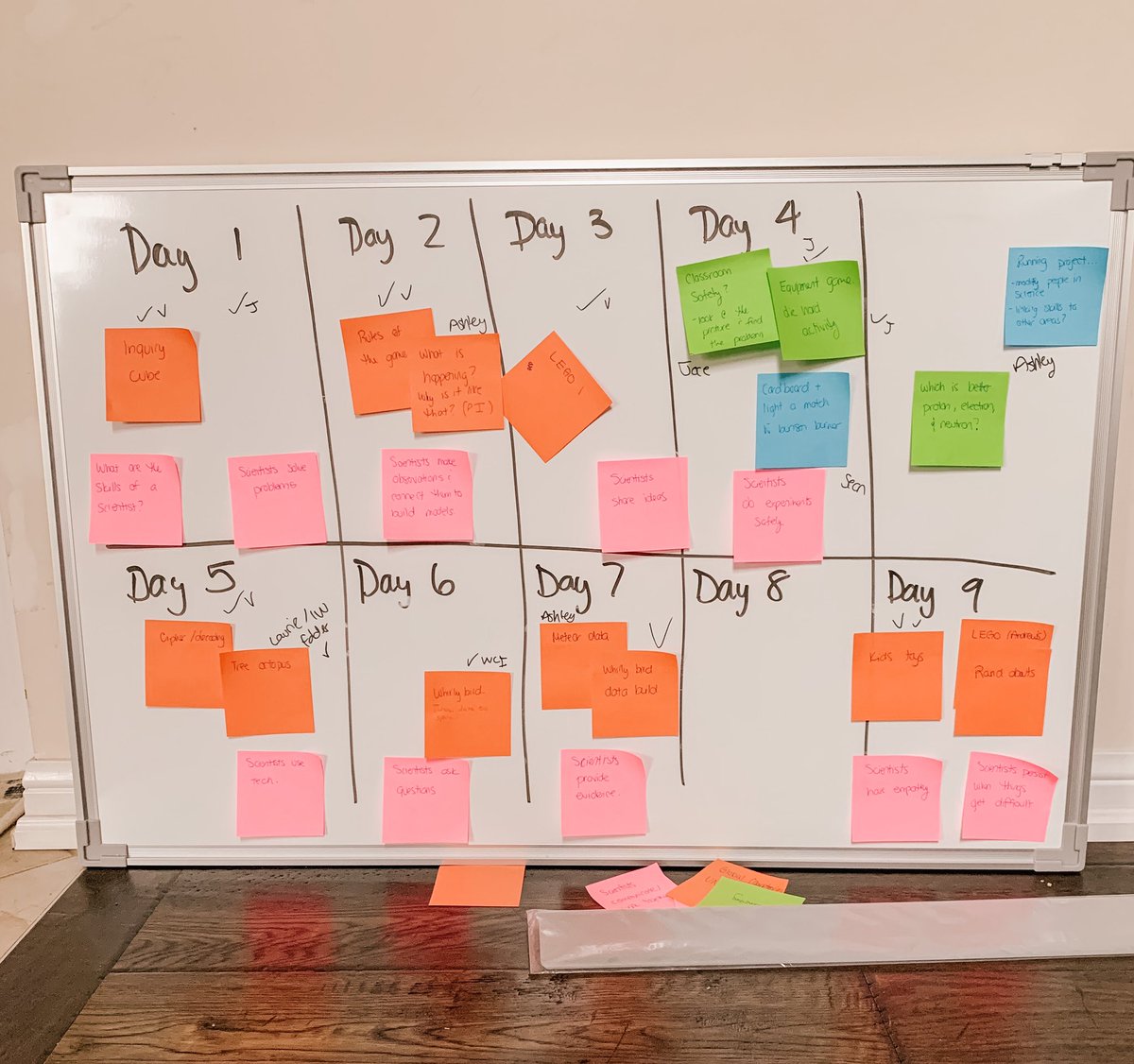physicswithmcp's tweet photo. So grateful to work with colleagues who have similar visions for #SNC1W. First “10” days is mapped out and polishing lessons (and a few activities to pull out incase we have downtime) is the plan for the next few days. I’ll post with more details soon! https://t.co/K746DMSKif