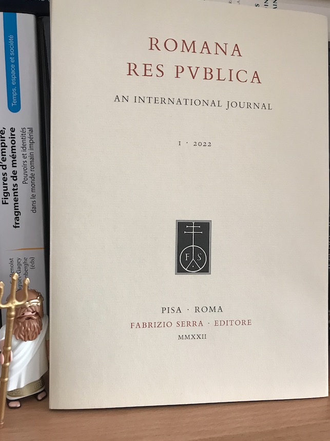 ValeriaAugusta8's tweet image. #Parution d'une revue consacrée à la République romaine et à ses réceptions : "Romana Res Publica".
Elle est dirigée par M. T. Schettino et S. Pittia.
J'ai l'honneur de faire partie du comité éditorial avec C. Carsana.
💻libraweb.net/riviste.php?ch…
La présentation 1/4⬇️