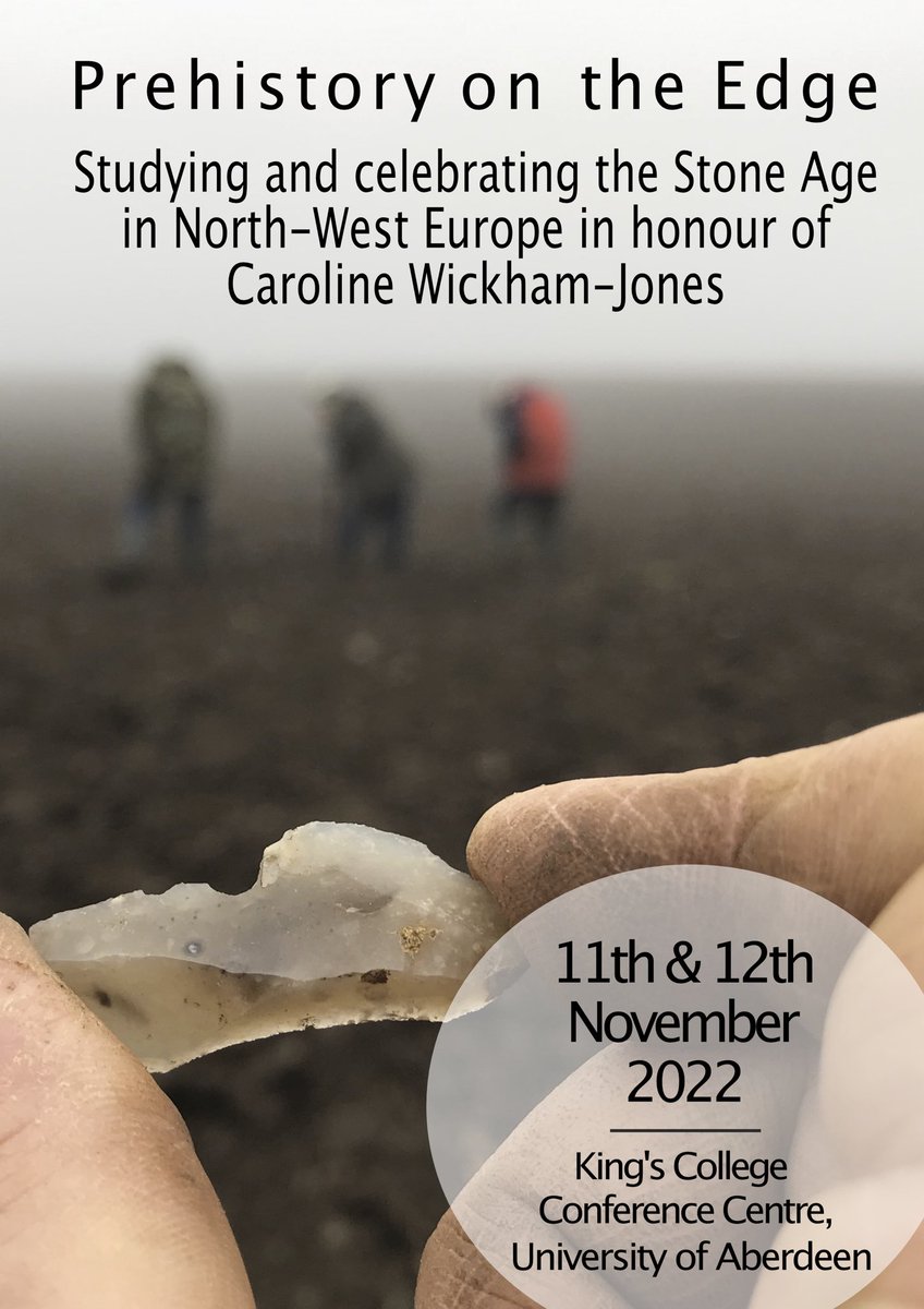 Save the date! November 11th and 12th 2022 - come join us in Aberdeen for presentations, discussions, archaeology-centred activities - and maybe a little bit of gin! #mesolithic #palaeolithic #neolithic #archaeology