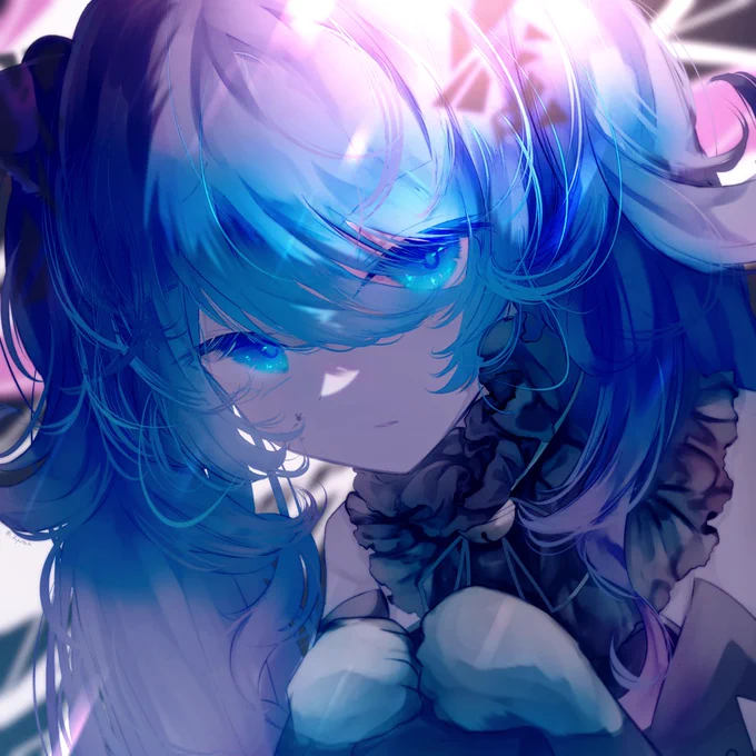 GHOSTちゃんを描かせていただきました!#にゃんこズONLINE#にゃんこズ合同#初音ミク 