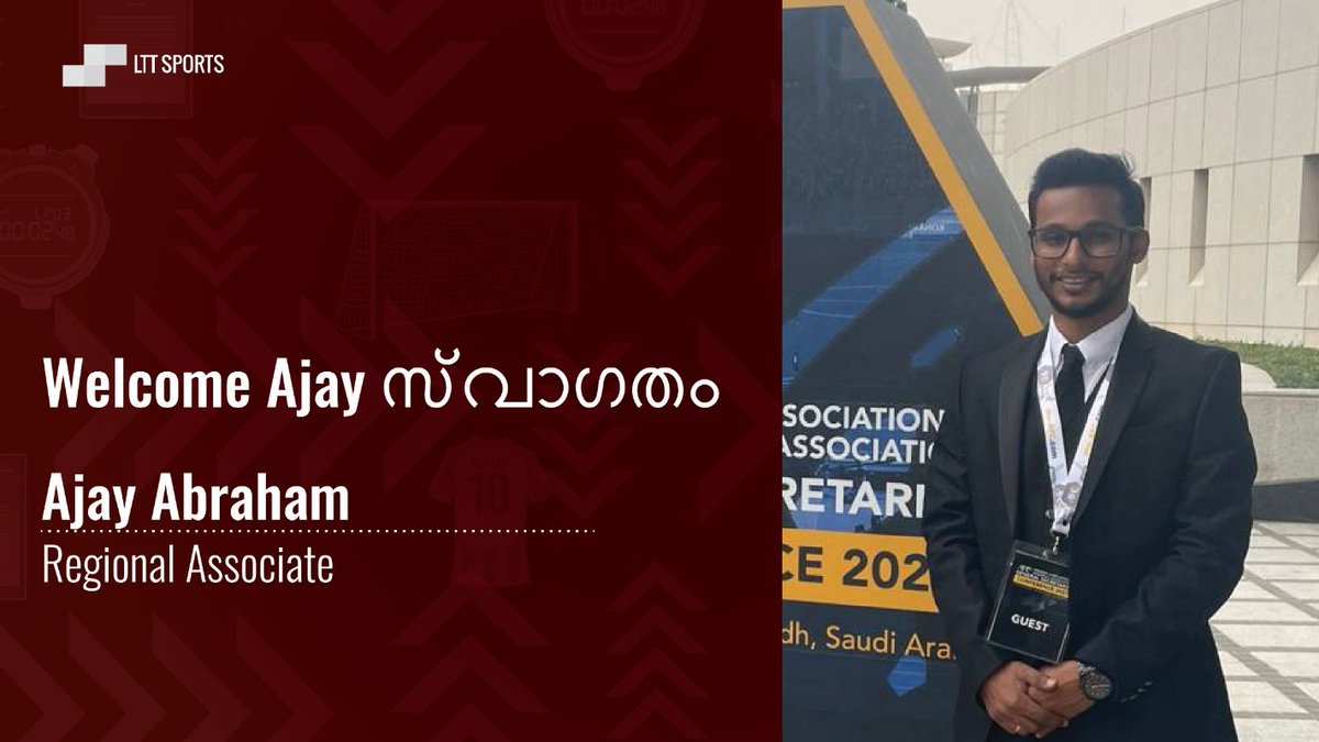 LTTsports's tweet photo. #Welcome #സ്വാഗതം #NewDelhi #Asia #Oceania
More info➡️https://t.co/G4SBIwiUre
#LeadersOfTactics
#MastersOfStrategies
#GuardiansOfTheGame https://t.co/mk1yTCLnEc