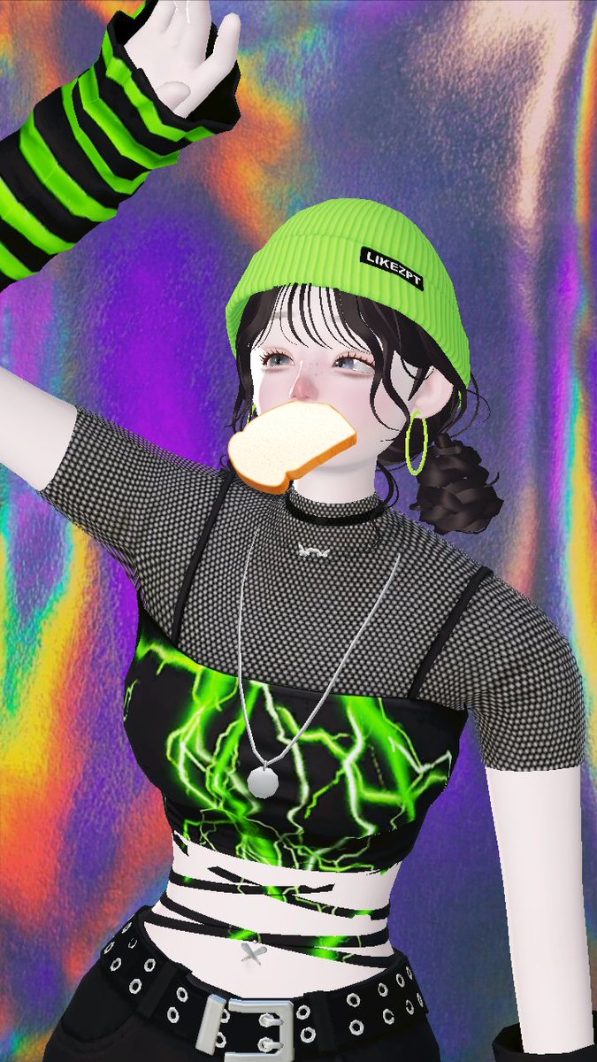 thicsty's tweet image. zepeto new arrivals, neon street item! 👽💚

#ZEPETO #제페토 #zepetoしてる人と繋がりたい