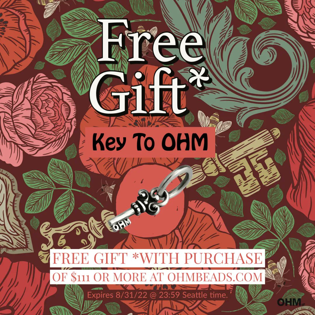 OhmBeads's tweet photo. Get your KEY TO OHM to celebrate the end of OHM in August 2022. Shop online at https://t.co/x5osUn5DhR https://t.co/FUvCg5u9Co
