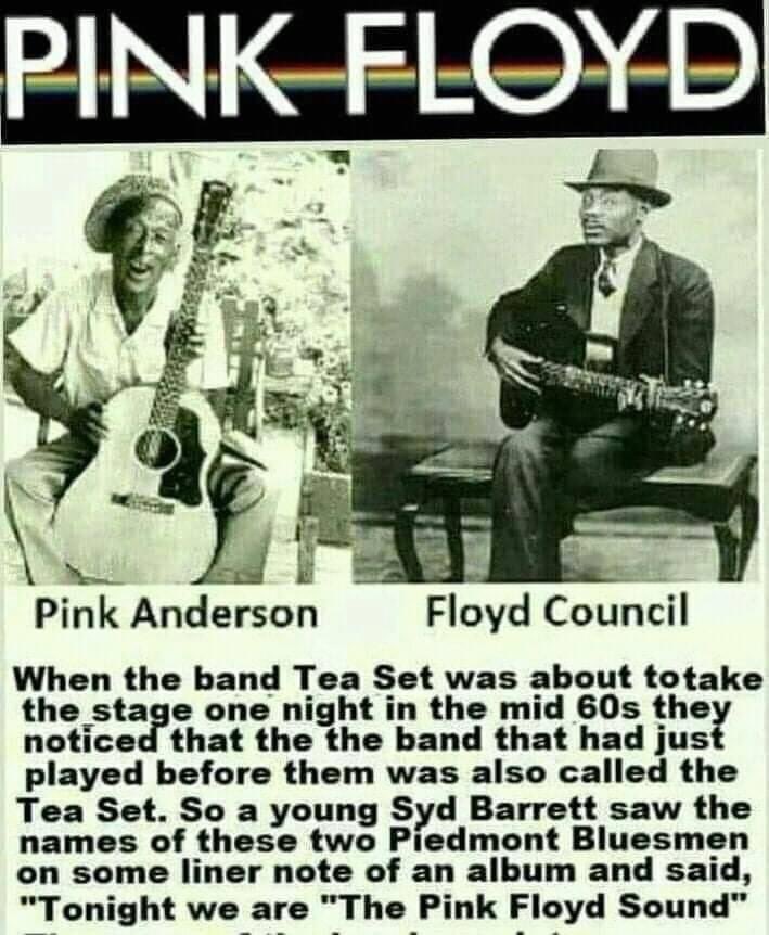 ronaldsun2019's tweet photo. inspired by the 2 bluesmen, syd created pink floyd https://t.co/iQkTuTMF7A