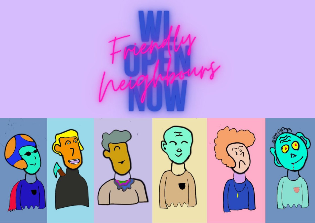 Friendly Giveaway!

20 $LUNA
20 WL spots

To enter:
-Follow <a href="/FriendlyNeigNFT/">Friendly Neighbours 🌖</a> 
-RT &amp; Join Discord
-Tag 3 Friends

#NFT #LUNAtics #NFTGiveaway #Crypto #FreeMint