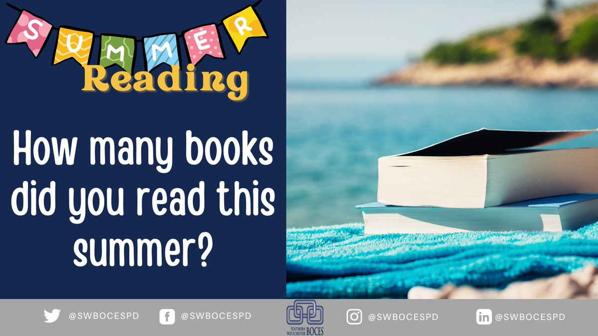 swbocesplcs's tweet photo. How many books did you read this summer?
#swbocespd #summerreading #summertime #reading https://t.co/ZcJF6HmmJI