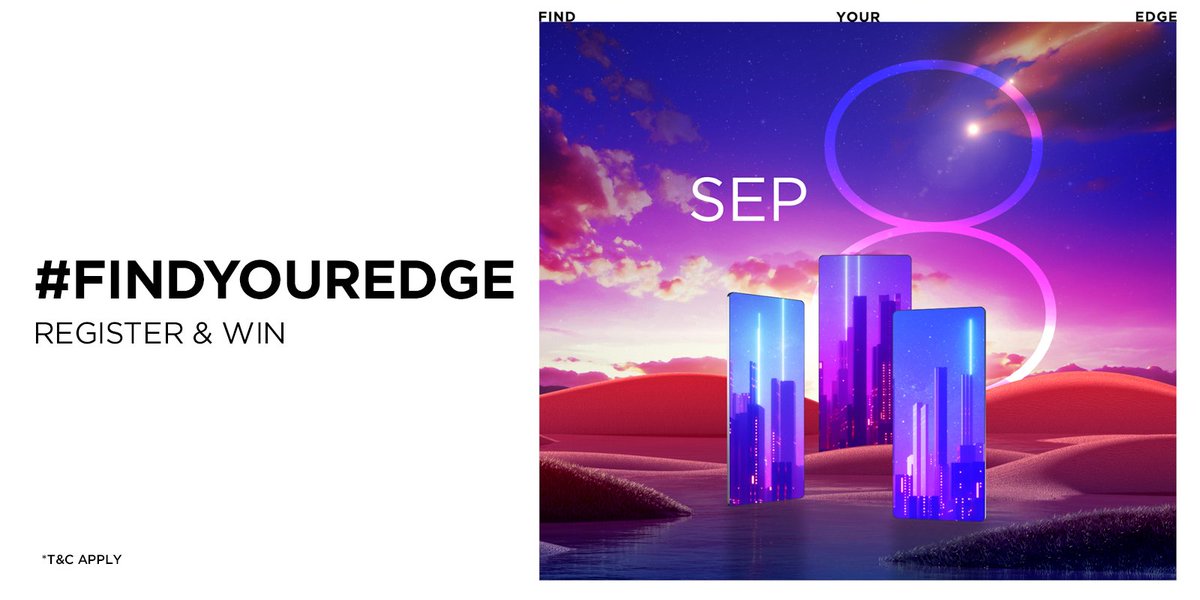 New edge for your style. Register now for a chance to win the new edge device  of your choice! 👉 bit.ly/3KtnGJ4
T&amp;C - bit.ly/3RbqlJw
#findyouredge