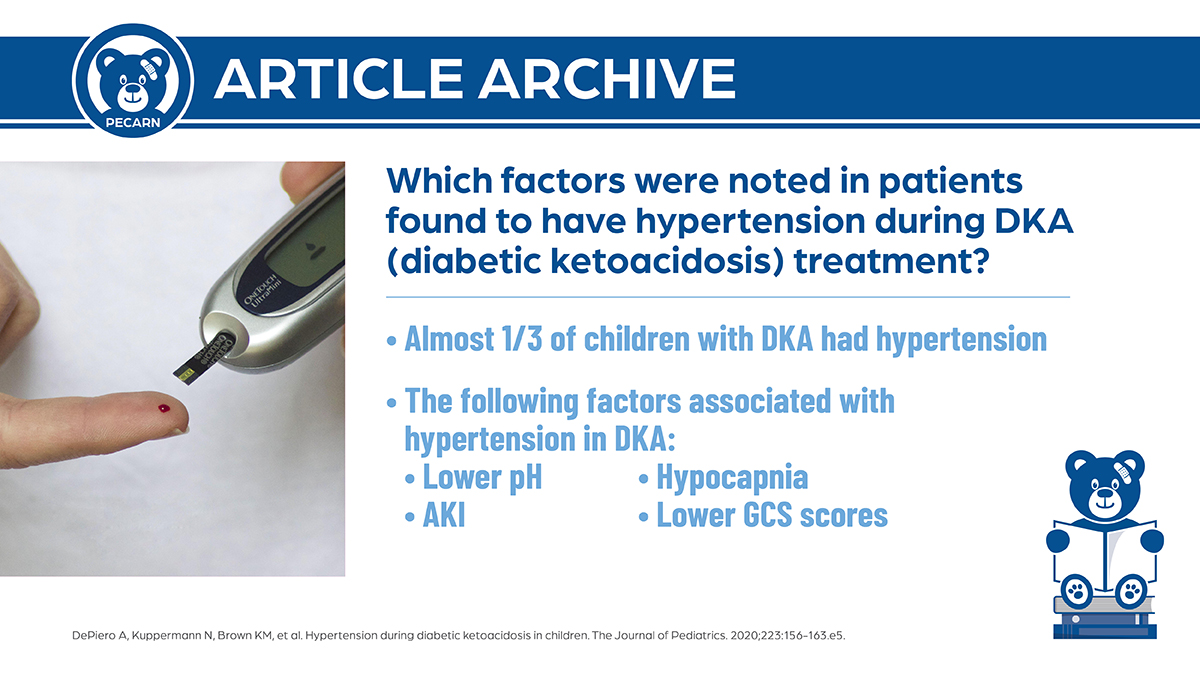 PECARNteam (@pecarnteam) on Twitter photo While we expect children 👶🏻👧🏽 with DKA to have hypotension & tachycardia 🫀 from dehydration, a #PECARN study by <a href="/nkuppermann/">Nathan Kuppermann</a> found that a subset actually have hypertension. Why is this? Read more bit.ly/3oZPTgG #PEM #DKA While we expect children 👶🏻👧🏽 with DKA to have hypotension & tachycardia 🫀 from dehydration, a #PECARN study by <a href="/nkuppermann/">Nathan Kuppermann</a> found that a subset actually have hypertension. Why is this? Read more bit.ly/3oZPTgG #PEM #DKA