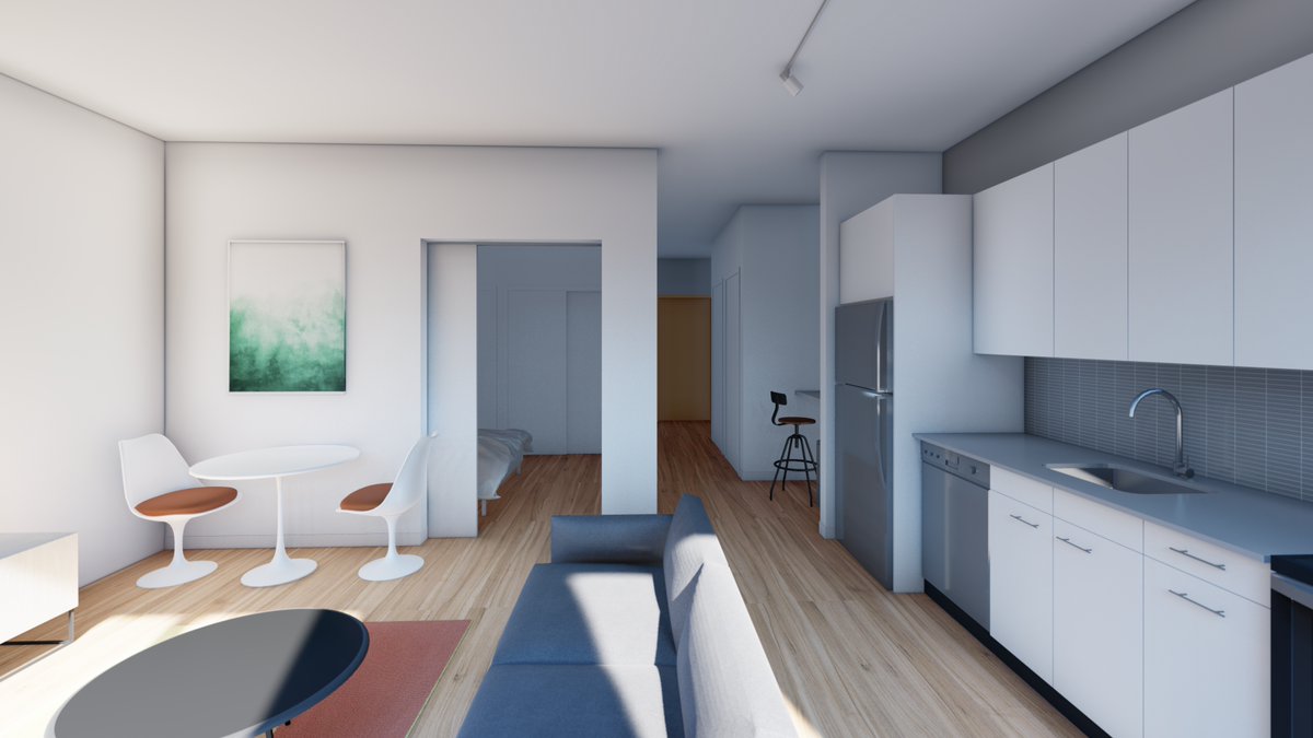 It's 👀sneak peek👀 time! 

📷: 1BR floor plan at #HOHM

Pre-leasing of our #Highlandtown apartments will begin oh-so-soon! Make sure you've signed up to receive updates at hohmliving.com!