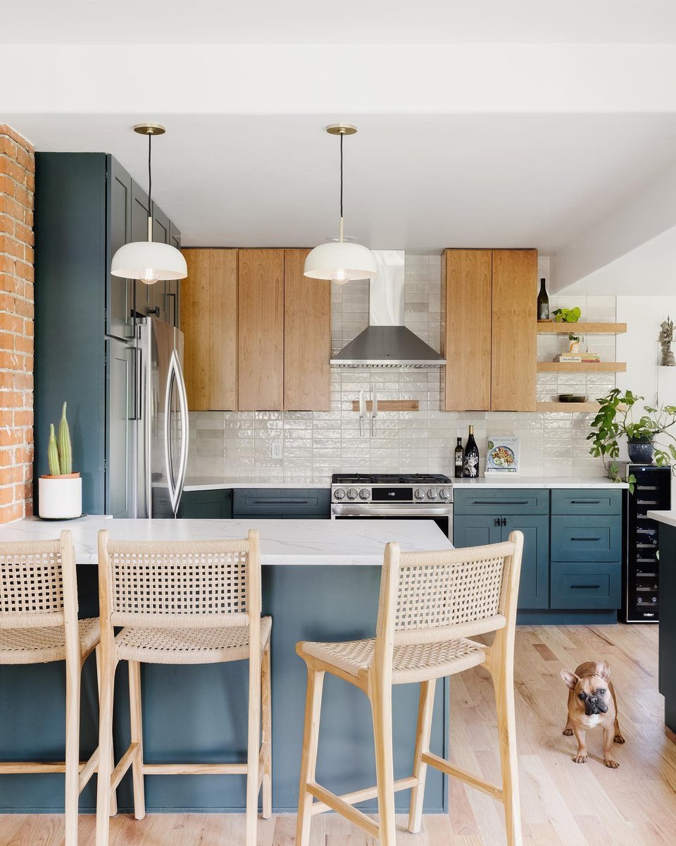 A bright + airy kitchen renovation featuring our classic Cloe tile on the backsplash.

Backsplash: Cloe 2.5x8 in White bit.ly/3vGSEHs