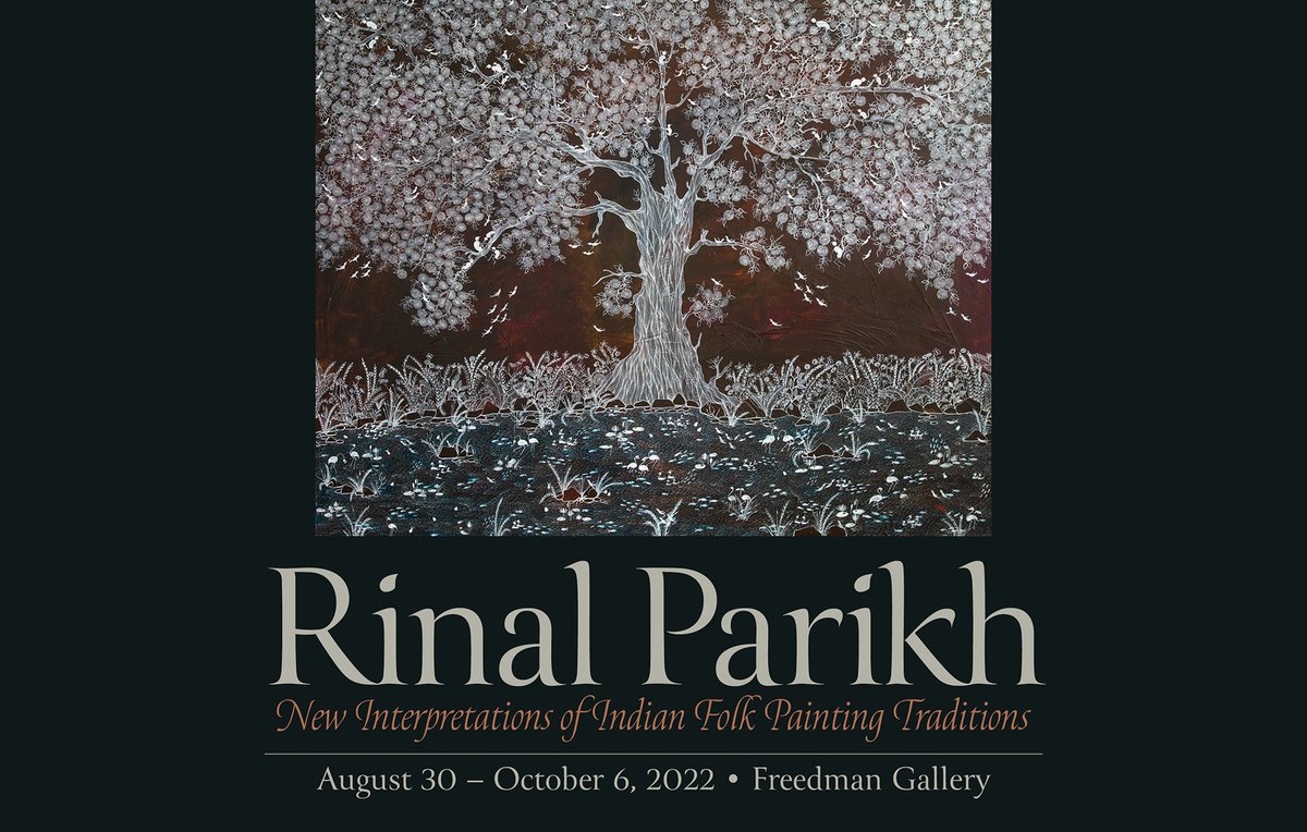 Opening today in the Freedman! Make sure to come out and view this amazing work by Rinal Parikh in "Rinal Parikh: New Interpretations of Indian Folk Painting Traditions" I am absolutely mesmerized by both the size and detail in these paintings! Don't miss out!
