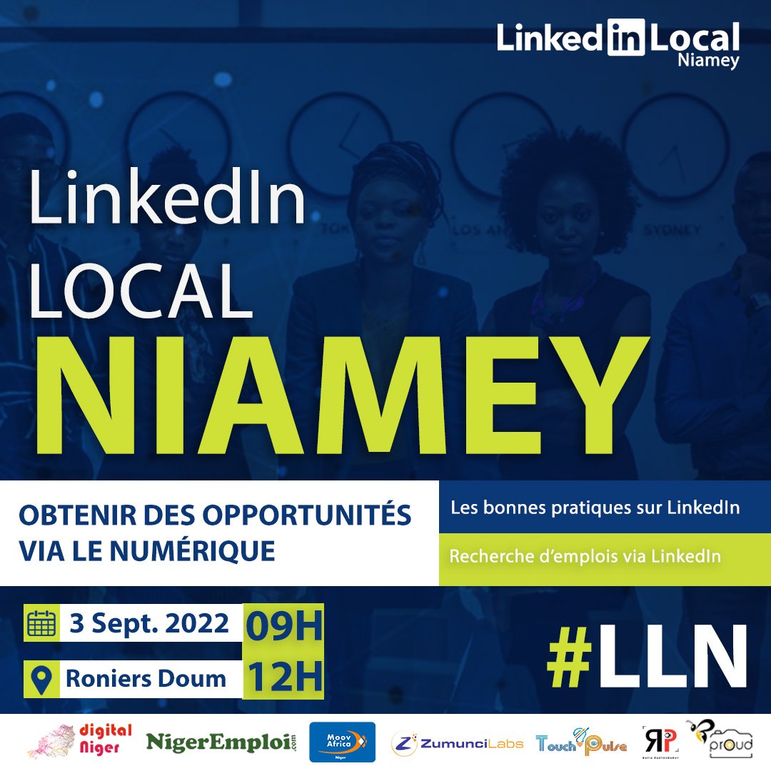 .... #LinkedInLocalNiamey 

Allons discuter de <a href="/LinkedIn/">LinkedIn</a>,
💡Venez apprendre comment certains gagnent de l'argent 💰 grâce à social media. 
💼Comment faire son personal Branding là-dessus ? 

Vous vous dites que c'est pour des Experts ? Et bien non 🚫? 

📝bit.ly/3CriiEj