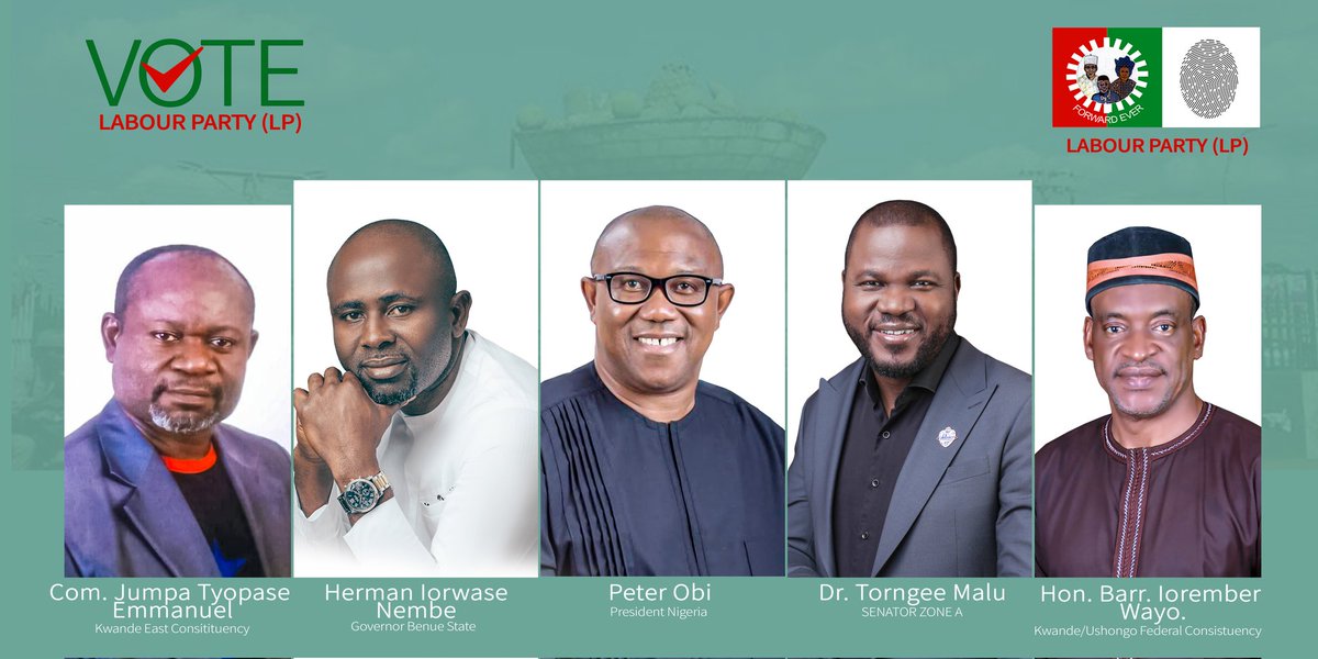 Drtorngeemalu's tweet photo. Kwande and Ushongo are ready.
@PeterObi @NgLabour @Tivyouths4PO
#drmalu #PeterObiForPresident2023 #LabourParty #nigeria #benue #nigeria #zoneA https://t.co/tHGh5UxADU