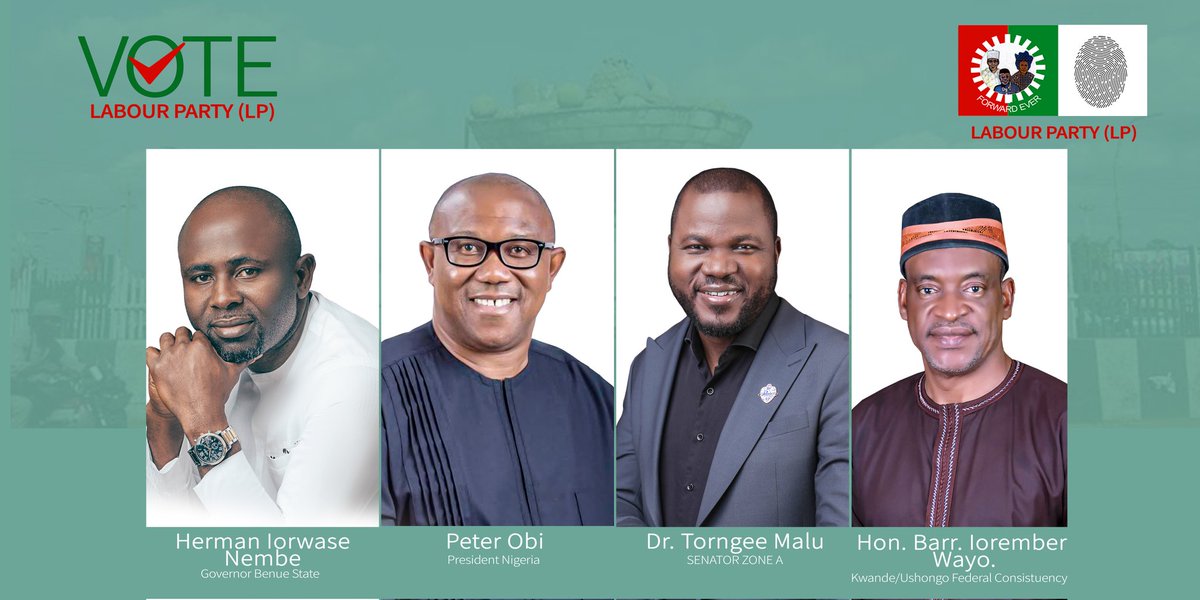 Drtorngeemalu's tweet photo. Kwande and Ushongo are ready.
@PeterObi @NgLabour @Tivyouths4PO
#drmalu #PeterObiForPresident2023 #LabourParty #nigeria #benue #nigeria #zoneA https://t.co/tHGh5UxADU