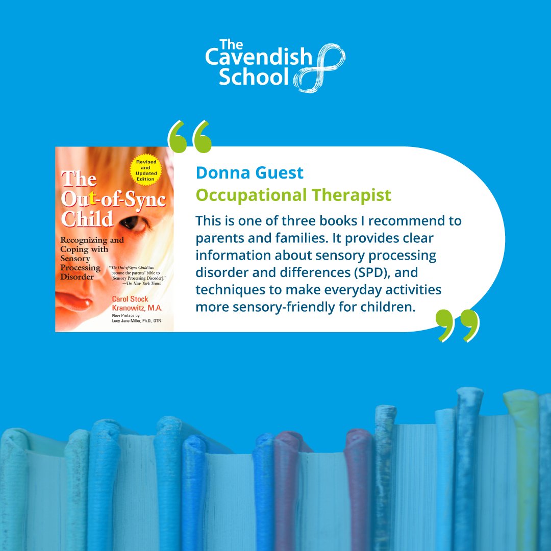 TCSCambs's tweet photo. #TCSBookClub: Many children with autism experience Sensory Processing Disorder and our Occupational Therapist, @DevelopGrowOT recommends @OutOfSyncChild for this month’s read. Have you tried any of the strategies outlined in the #book?
#Sensory #OccupationalTherapy https://t.co/dqva9JDDuj
