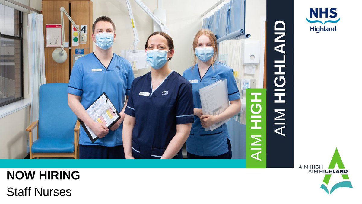 NHSHighland's tweet photo. Closing 4th of September! 

We are inviting enthusiastic and well motivated individuals, with an interest in Orthopaedic and Ophthalmology, to join our nursing team. 

For more on this role please visit: https://t.co/sVQCZUOcqi 

#AimHighland https://t.co/EZrB0O3v4V