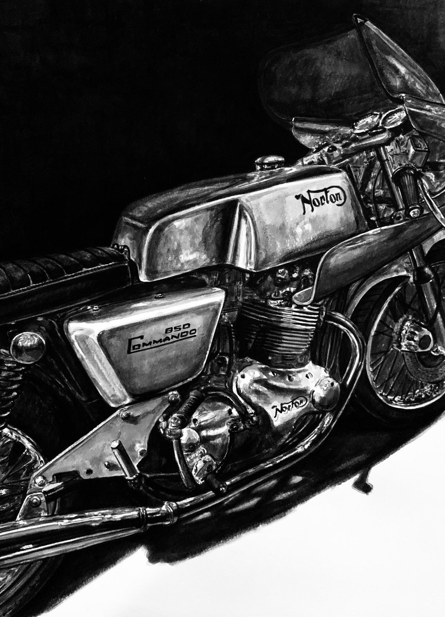 dog_days0524's tweet photo. #illustration #drawing #norton #nortoncommand #nortoncommand850 https://t.co/xVypUWqzkM