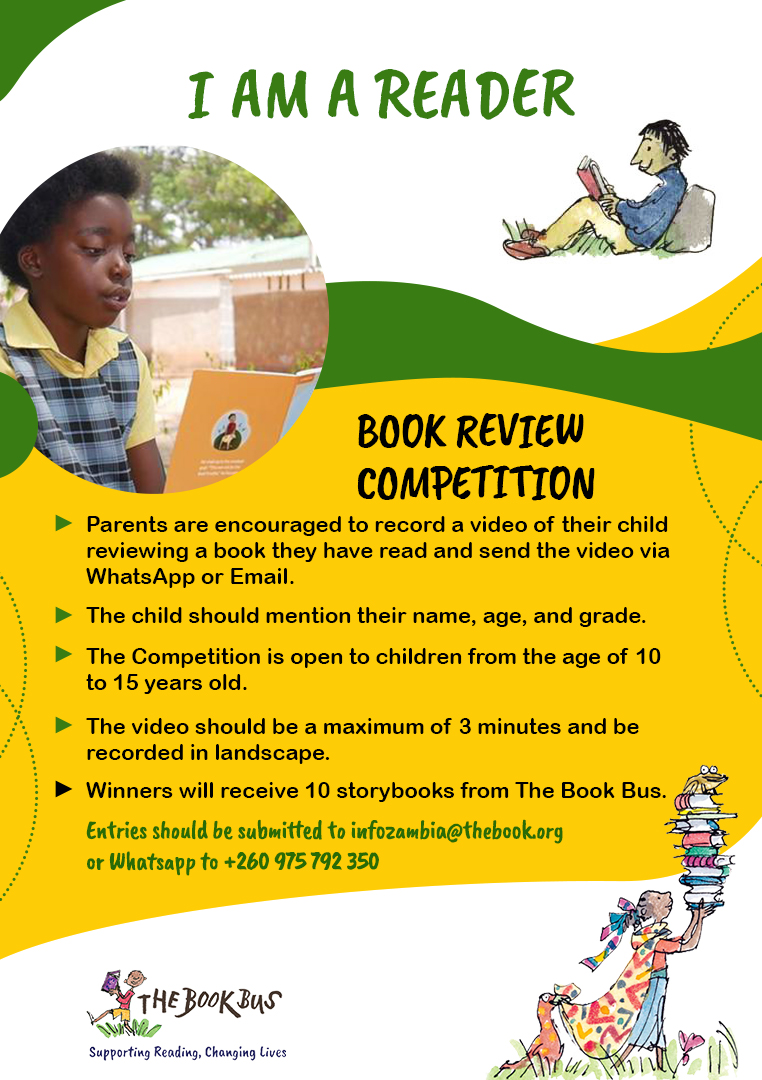 thebookbus's tweet photo. Share your joy of reading with The Book Bus and our followers to enter our August-September competition. The lucky winner will win 10 fabulous books from The Book Bus!
▪️ See the poster for more details.
The deadline is 10th September 2022.
#TheBookBusZM
#LiteracyCantWait https://t.co/JUFSH08F1d