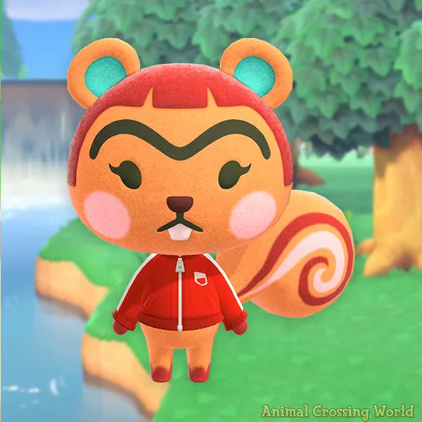 ACWorldBlog's tweet photo. Happy Birthday to Hazel! 🎉 Uni-wow! 🐿️ #ACNH https://t.co/88qEwu8HvE