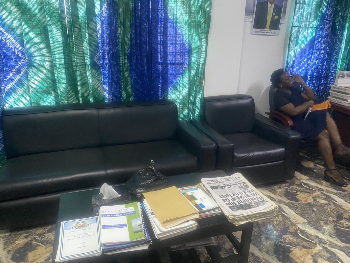 cechikezie's tweet photo. How many government of Sierra Leone MDAs obey the law and procure locally made soft furnishings like ⁦@FodebaDaboh⁩ ⁦@LeoneLocal⁩ ⁦@EmmaFofanah⁩ ⁦@InvestSalone⁩ curtains, tables all locally made. Should we name and shame others? https://t.co/c0S8FyGN3F