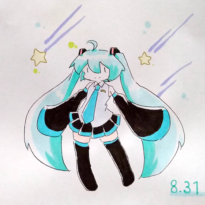 ちょっと早いけど、おめでとうミクさん!!!#初音ミク誕生祭2022#初音ミク生誕祭2022#初音ミク 