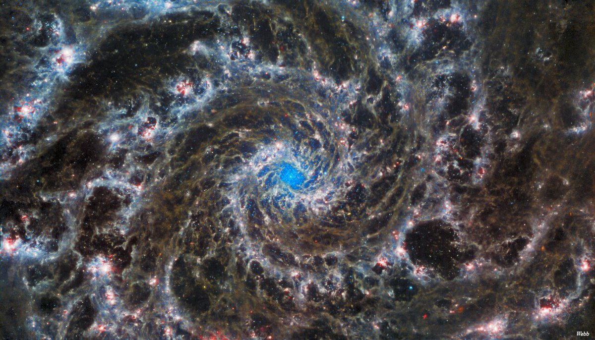 Now we have a broader (and even more beautiful!) understanding of the galaxy M74!

These Hubble and <a href="/NASAWebb/">NASA Webb Telescope</a> views show the power of observing in different wavelengths. Hubble’s optical vision highlights older stars near the center and younger, bluer stars in the spiral arms.