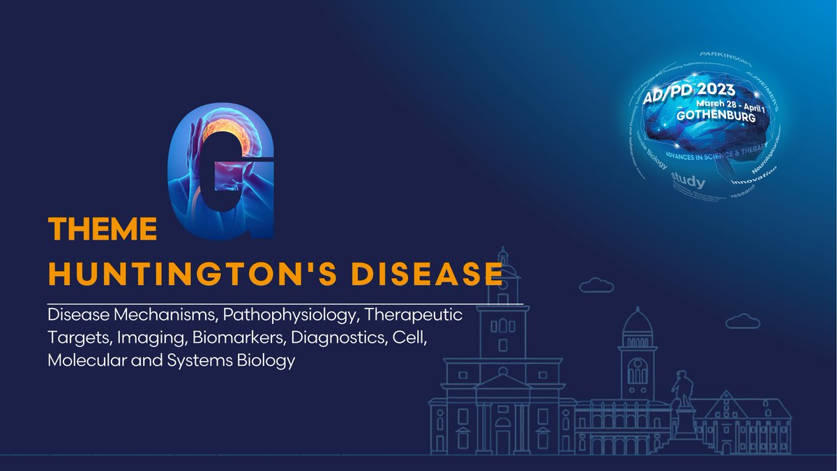 adpdnet's tweet photo. ⌛Less than a month left until #ADPD2023 abstract submission deadline!

Send us your research on #huntingtons disease before Sep. 21 and get noticed.
👉Check out the rest of the topics: https://t.co/cAjvu9HH4b
#Parkinsons #rarediseases #hematology #hematologists #neuroprotect https://t.co/h5RgECxAOx