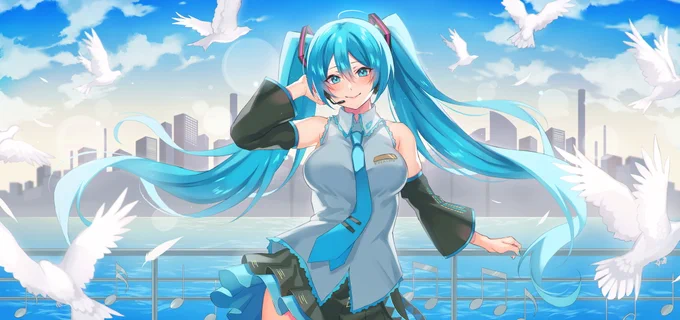 君がいるから世界はこんなにも美しい#初音ミク誕生祭2022#初音ミク生誕祭2022 