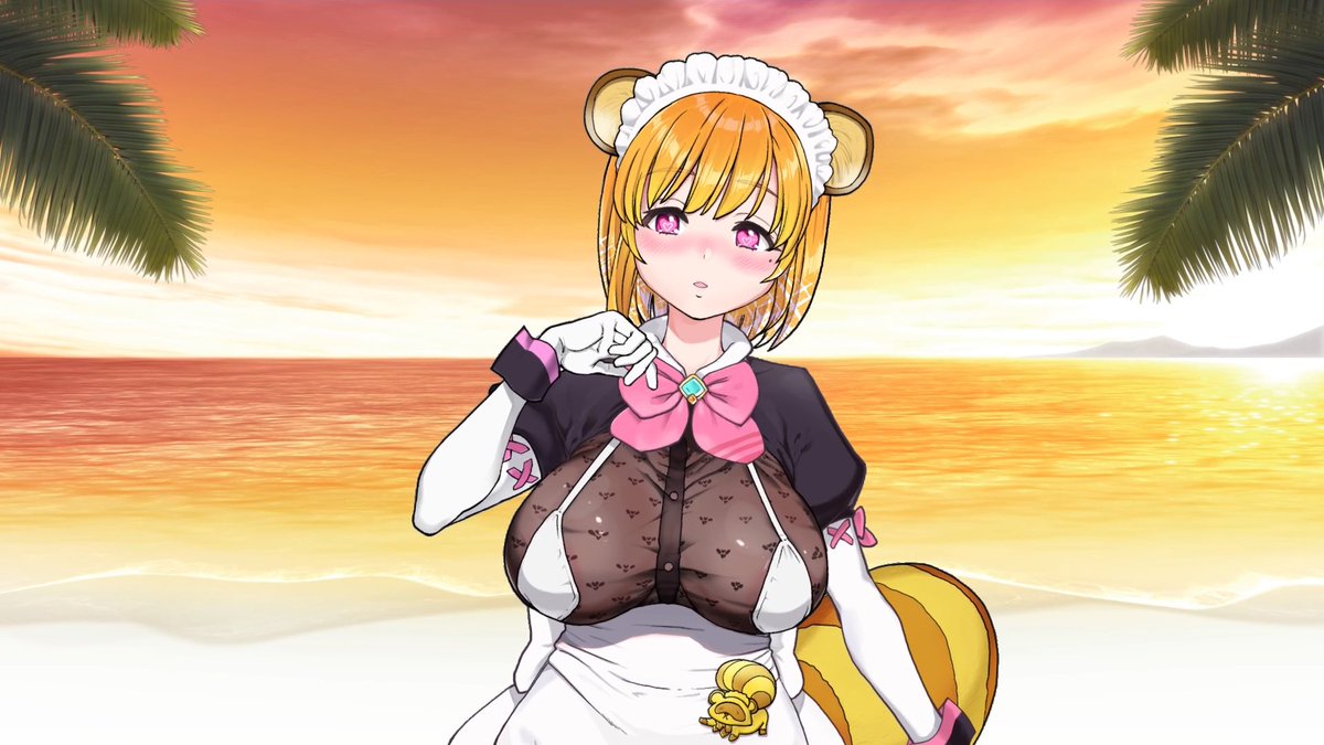 yurara_VTuber's tweet photo. 夜は涼しくなってきたけど、まだ湿気で汗かいちゃう💧

Oh my, humidity~ https://t.co/aAJOMx9QCY