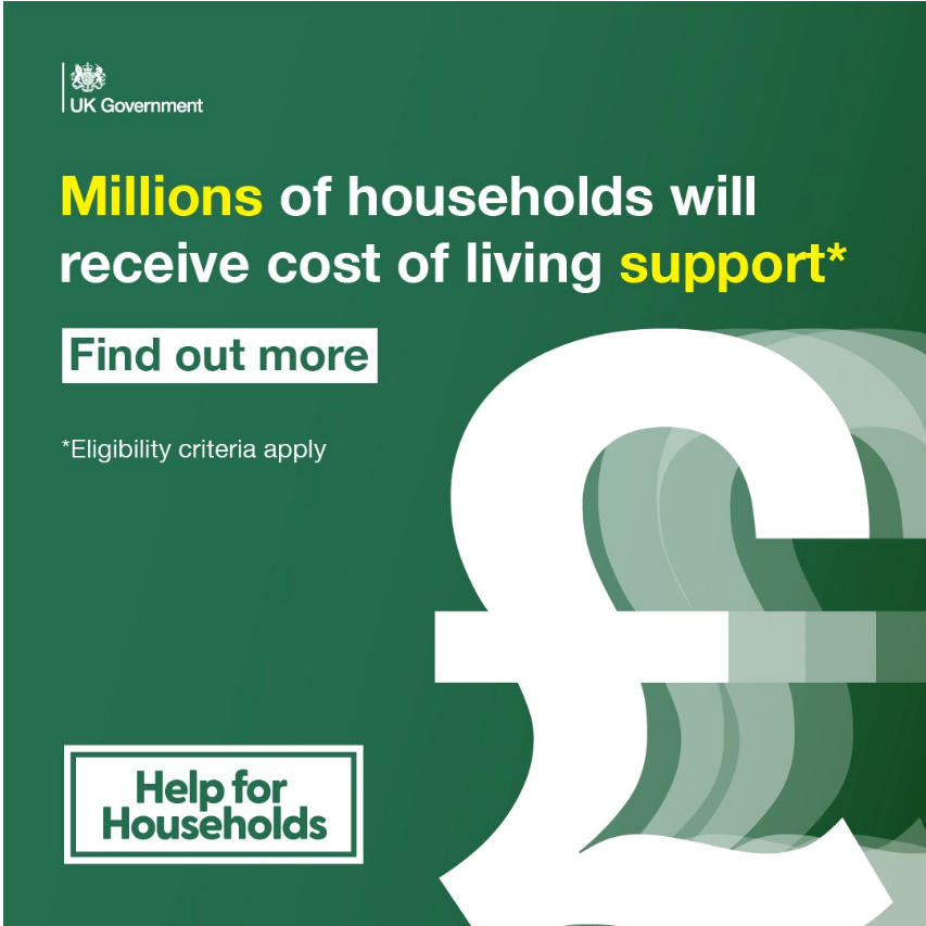 If you are claiming a low-income benefit and think that you are entitled to a Cost of Living Payment, you don't need to do anything. You'll get the payments automatically. To find out more visit: Cost of Living Payment - GOV.UK (gov.uk)