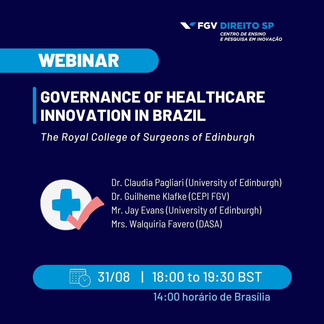 CEPI participa de debate internacional sobre Governança da Inovação em Saúde
(English below)
+