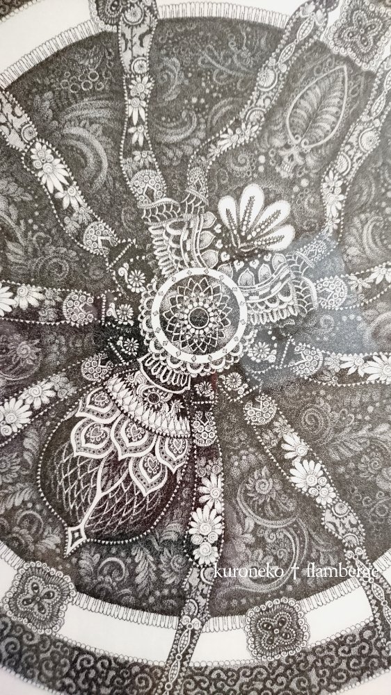 点で描いてるだけだから点描自体は誰でも出来るよねと判定されたら、確かに点描は誰でも取り組める技法のひとつなんだけど。なんだろう。技法だけの話ではないのだけど。虚しくなる。 