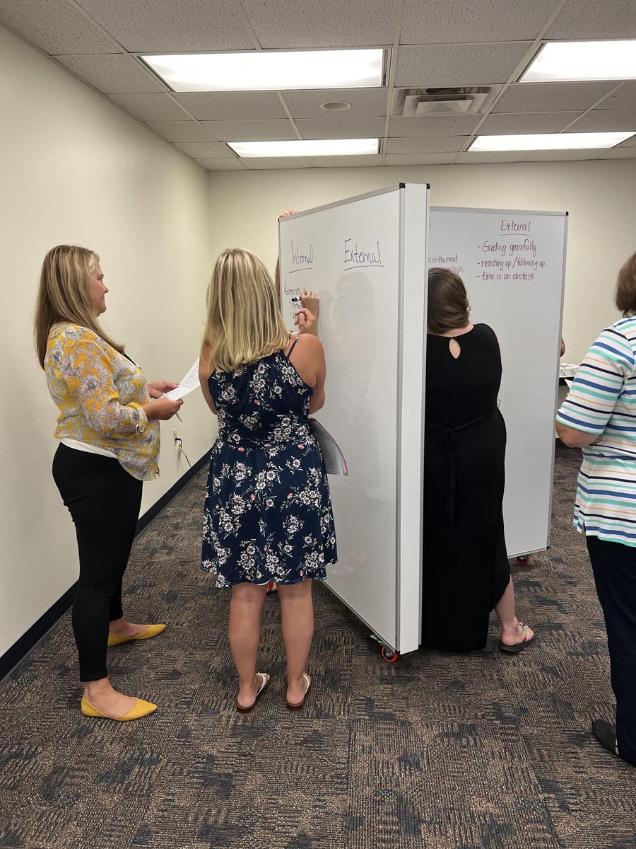 Yesterday the TaC and Curriculum departments met for their first internal collaborative meeting of the school year. We conceptualized what it means for each of us to serve as leaders within our organization and externally with our districts. We are pumped up for 2022-2023!