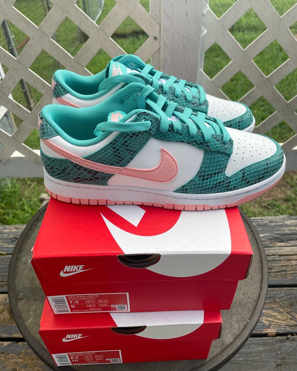 Soles864's tweet photo. Dunk low “Washed Teal Snakeskin”
Sizes: 7.5 and 8.5
$150 each
#nike #dunklow #explore #greenvillesc #sneakers #sneakerhead #buy #sell #trade #like #share #supportsmallbusiness https://t.co/WsSWWurSfg