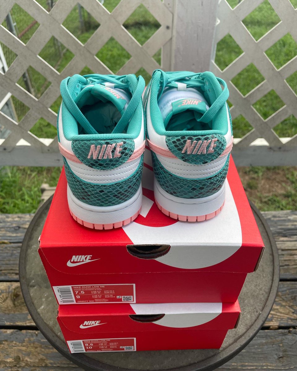 Soles864's tweet photo. Dunk low “Washed Teal Snakeskin”
Sizes: 7.5 and 8.5
$150 each
#nike #dunklow #explore #greenvillesc #sneakers #sneakerhead #buy #sell #trade #like #share #supportsmallbusiness https://t.co/WsSWWurSfg