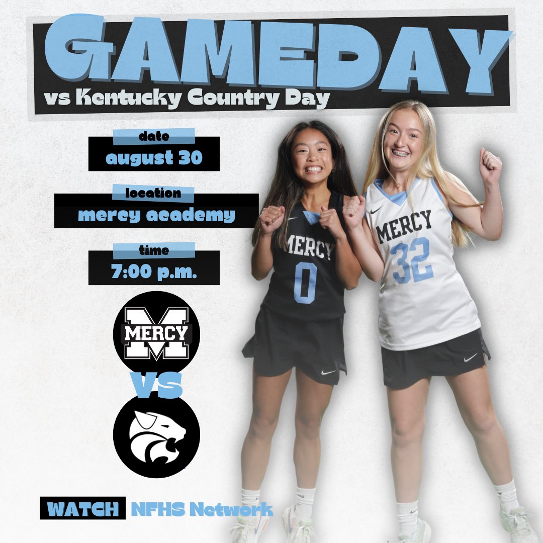 MercyJagsFH's tweet photo. We'll see you at Evans Park tonight 😎

🆚 Kentucky Country Day
📍Mercy Academy
⌚️ JV at 5:30 p.m. and V at 7:00 p.m.
🎟 https://t.co/SvF1Zytage
🎥 @nfhsnetwork 
 
#MPBTB
#GoJags https://t.co/DoCYpXKjl6