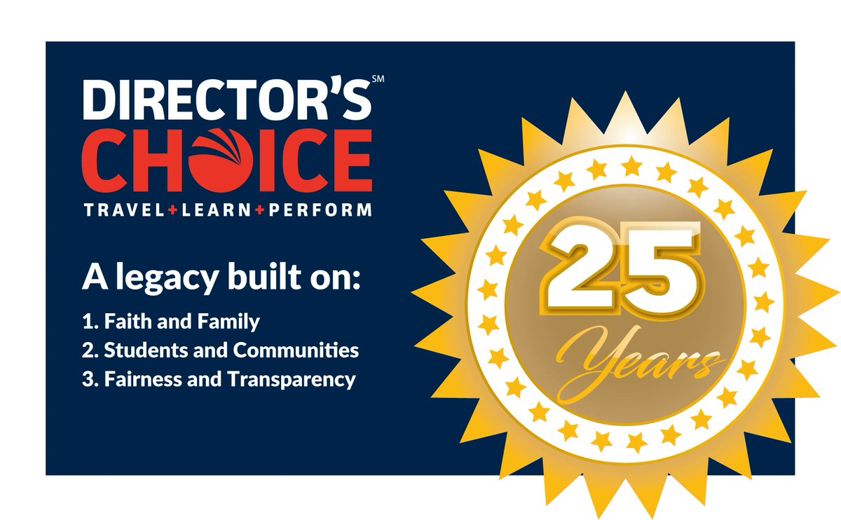 25 years of experience comes with a lot of lessons learned. 

We are starting this year off right! Last school year, we helped hundreds of directors provide an amazing experience for their students. This year  we are kicking it up a notch.