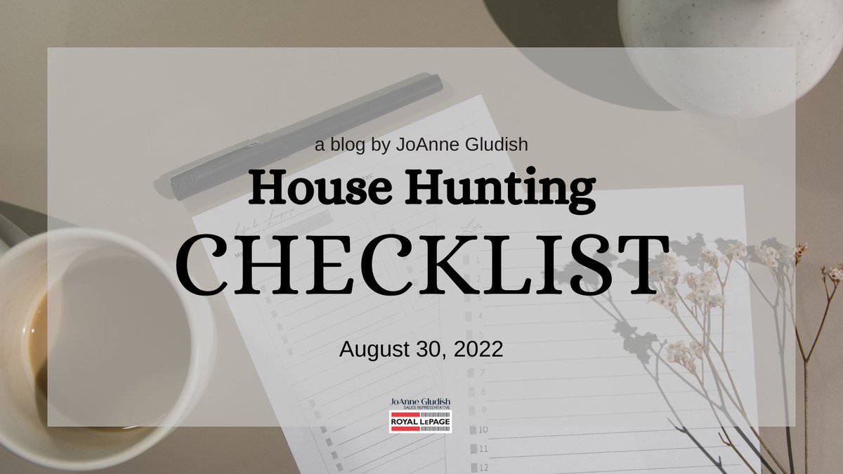 JGludish's tweet photo. HOUSE HUNTING CHECKLIST
Give some thought to the following questions...
🏡Fixer upper or Turnkey?
🏡How many bedrooms?
🏡Outdoor space?
🏡How many bathrooms?
🏡Separate dining area?
For more https://t.co/mIQtoADuRE
#JoAnneGludishRealEstate #TorontoRealEstate #TorontoListingAgent https://t.co/x5Z9HVVGSY