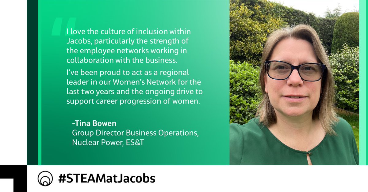JacobsConnects's tweet photo. Our Jacobs Employee Networks play a critical role in creating a culture of belonging where everyone can thrive.

Discover where you belong at https://t.co/wncKbS9Vx1.

#OurJacobs #STEAMatJacobs #WomenInSTEM #WeAreHiring #TogetherBeyond https://t.co/4hzVY540Qi