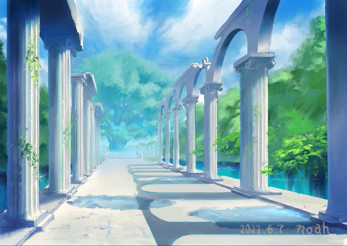 神殿のtwitterイラスト検索結果