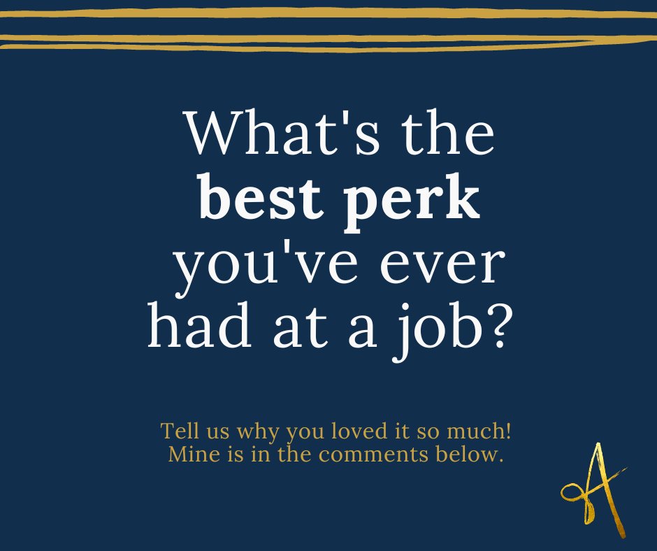 ValeyneGrotrian's tweet photo. Ever have a job with an awesome perk? 

Or if not, what would be the best perk a job could offer you?

Mine's in the comments below. 🤩

#employeeengagement #dreamjob #careergoals https://t.co/EC1iNIkSQP