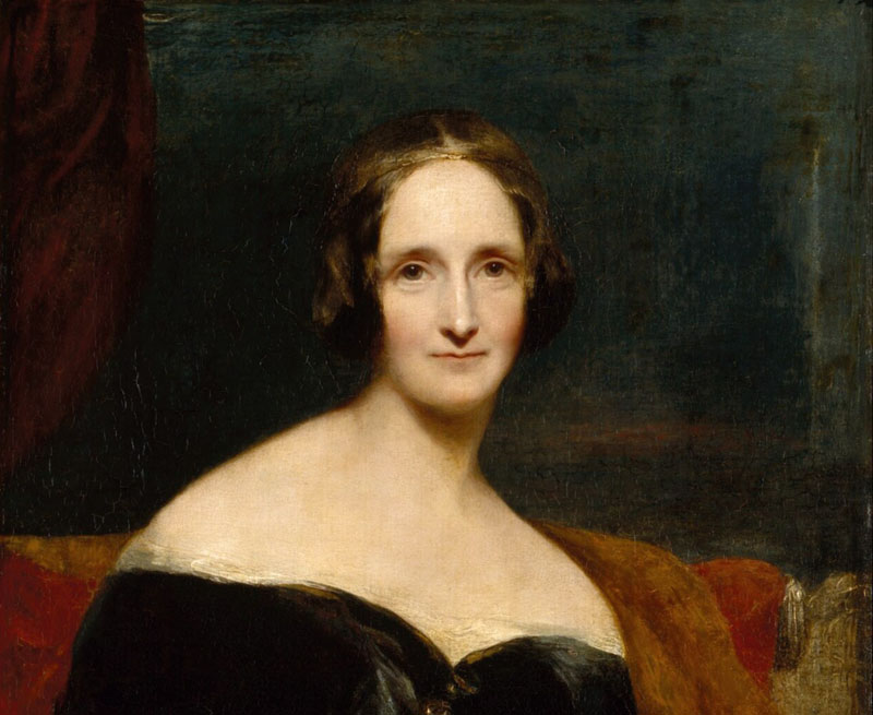 #AVCcalendar It's #FrankensteinDay, Mary Shelley's bday (1797). She was vegetarian & the wife of Percy Bysshe Shelley. In the book a creature (not Frankenstein) says 'I do not destroy the lamb and the kid, to glut my appetite; acorns and berries afford me sufficient nourishment.'