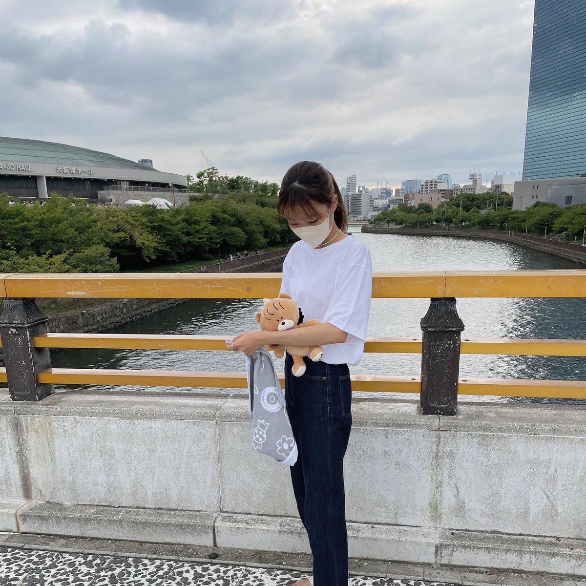 S_c003's tweet photo. @aimyonGtter あくまもいてるね〜て言ってもらえたあくまの飼い主です🧸
最高に楽しい時間をありがとうあっという間やった🤭
アキレス腱切らずに最後までがんばてね！！ https://t.co/HX2qbbFUEE