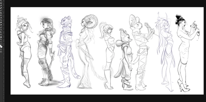 Stand up in line sketches🤸‍♀️🤸🤸‍♂️ 