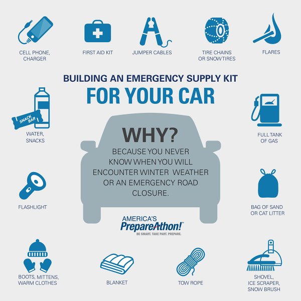 GAGANDEEPGOYAL3's tweet photo. Do you have an emergency supply kit in your car? 🚗 You might not think it's essential, but you never know when you'll encounter an emergency road closure.
#emergencycarkit #awshealth #carkit https://t.co/4TPar2jh0V